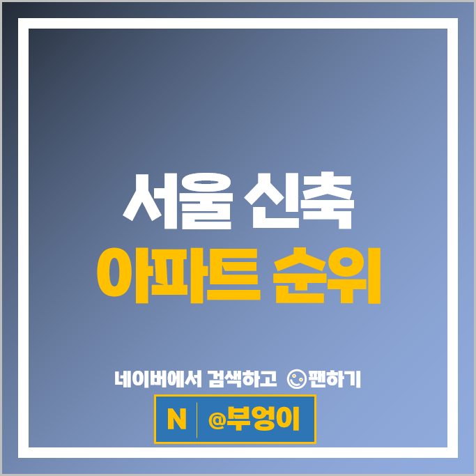 서울 신축 아파트 매매 순위 : 에테르노청담 시세