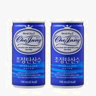  초정탄산수 190ml 30개 입안 가득 퍼지는 청량감
