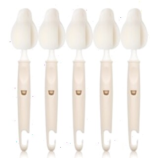  리에또 젖병 젖꼭지 세척 솔 5p - 부드럽고 위생적인 신생아용 세척도구
