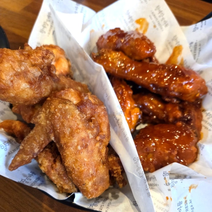  인천 주안 야장 치킨 맛집 양계장집아들 겉바속촉 플러스 후라이드치킨 매운양념치킨 내돈내산