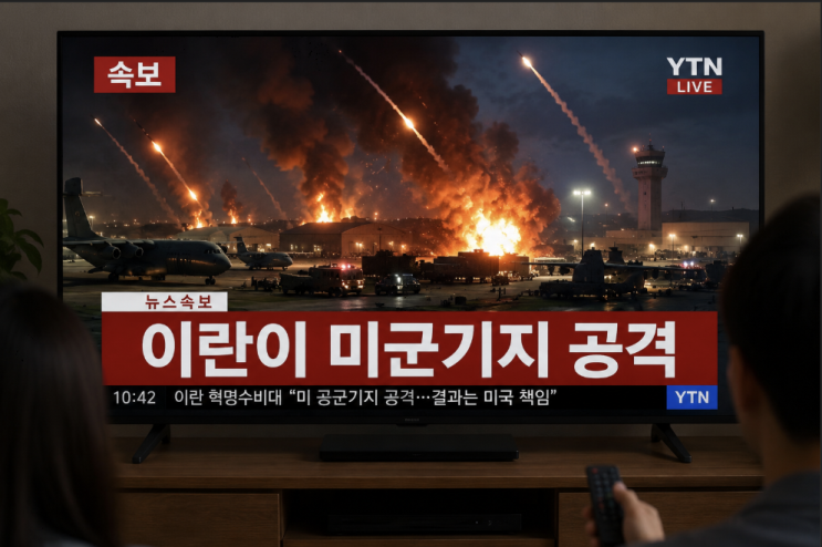 끝내고 싶은 전쟁, <b>이란</b>이 또 다시 미국 <b>기지 공격</b>으로 되돌아 가네