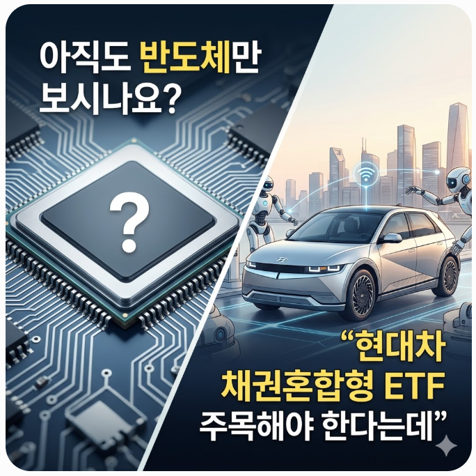  아직도 반도체만 보시나요? 6월 출시 현대차 채권혼합형 ETF 주목해야 한다는데
