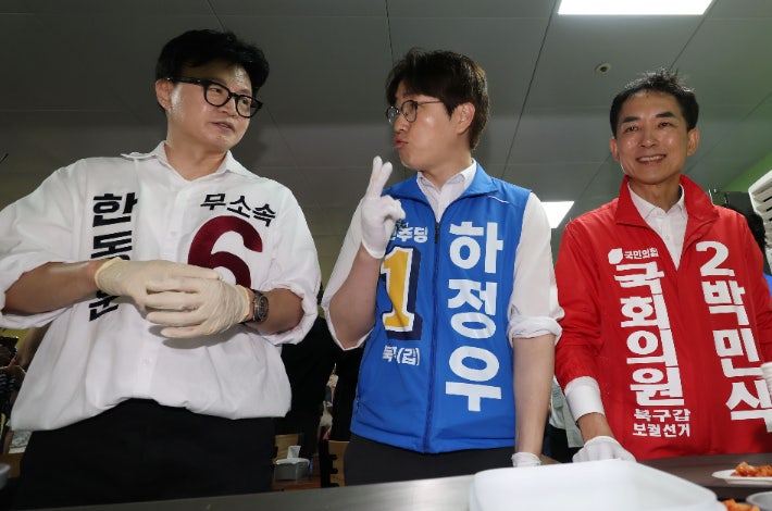 한동훈 40.7%, 하정우 35.8%, 박민식 17.9%[CBS-KSOI]