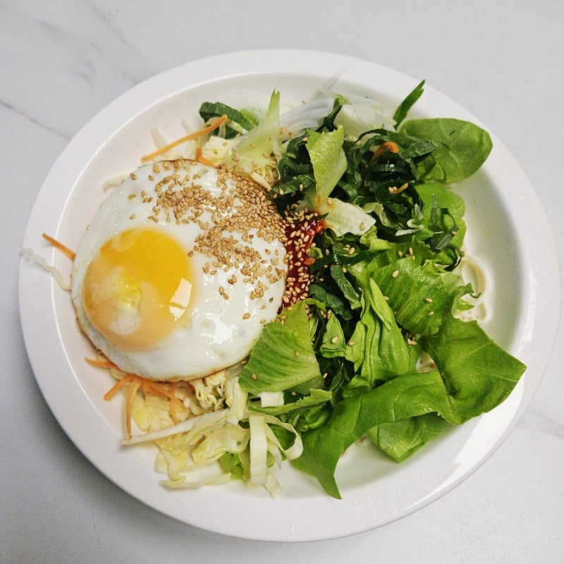 마이노멀 두부면으로 야채 비빔국수 만들기 (+마이노멀vs풀무원 두부면 비교)