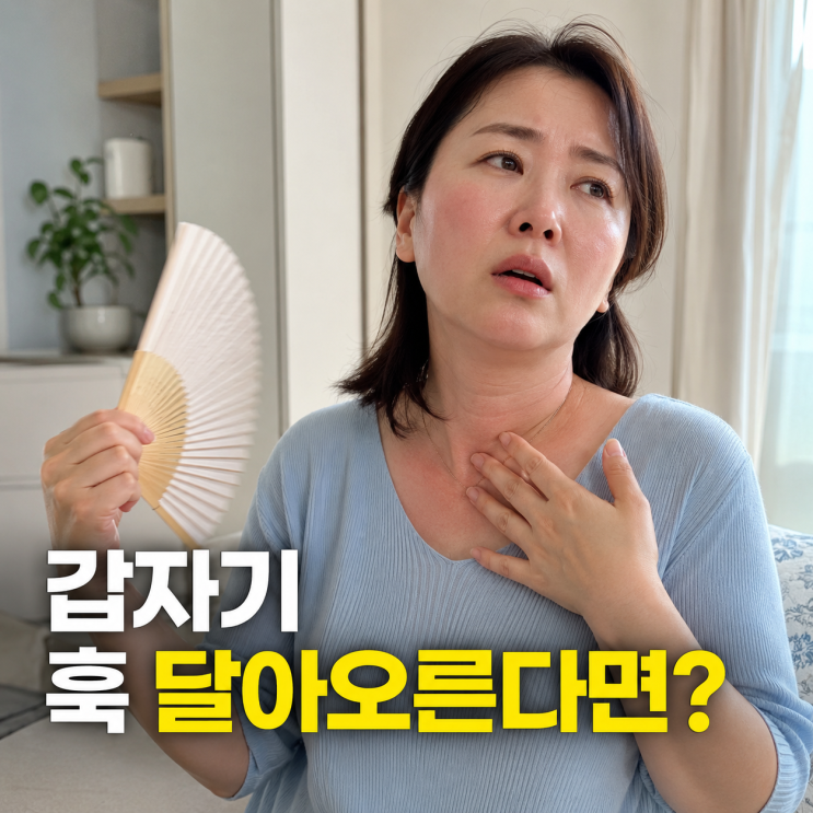  갱년기초기증상 대처와 갱년기열감 다스리는 법