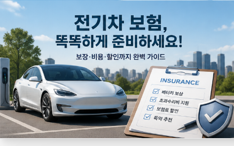 전기차 보험료 왜 이렇게 비쌀까? 배터리 보상부터 보험료 절약 방법까지 현실 총정리 2026