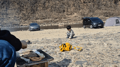 아이와 한탄강 노지 차박지 어린이캐릭터공원까지 알차네요