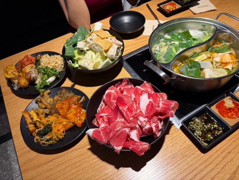 야탑맛집 로운샤브샤브 nc백화점 샤브샤브 무한리필