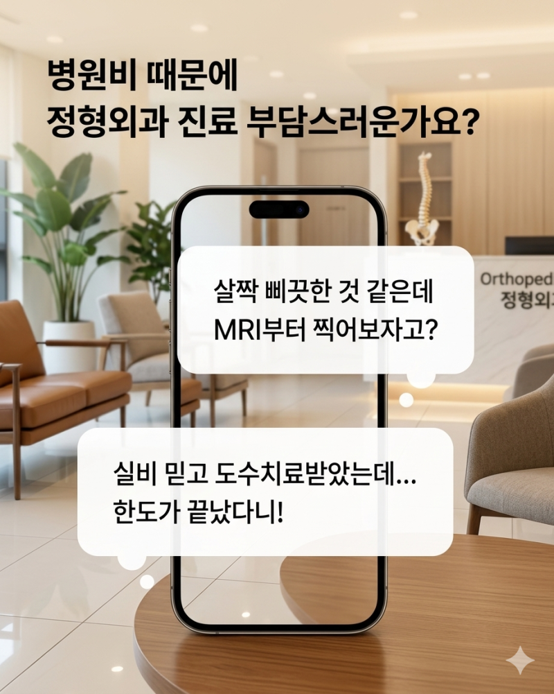 [보험ON] 도수치료·MRI 병원비 폭탄? 걱정 없이 치료받는 정형외과 보험 가입 가이드!