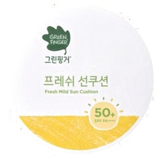  그린핑거 프레쉬 마일드 유아 선쿠션 SPF50+ PA++++ 12g - 순한 저자극 데일리 케어