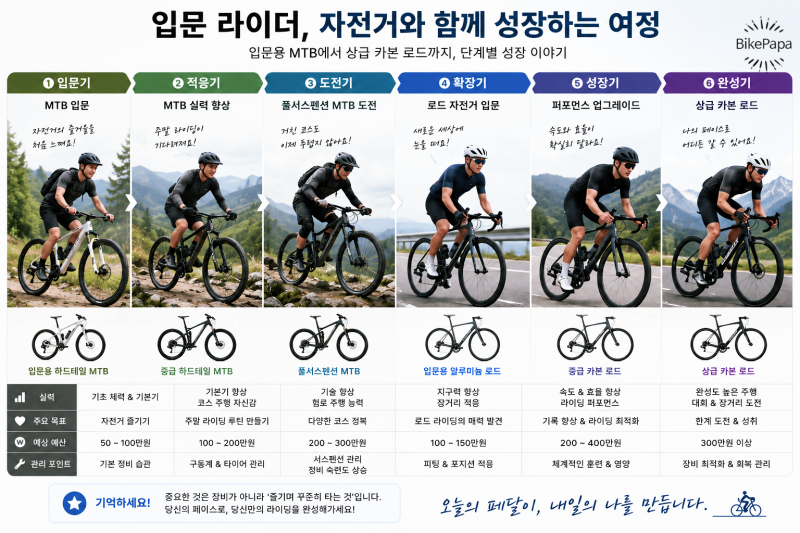 MTB와 로드자전거 용어 총정리 입문용부터 상급 카본까지 쉽게 이해하기