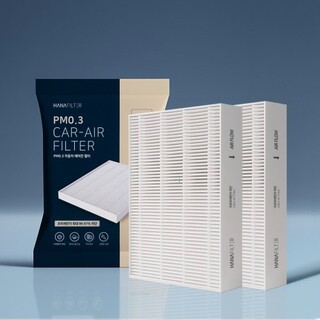  [호환] 하나필터 PM0.3 차량용 에어컨필터 HCF-01 1+1 - 깨끗한 실내 공기