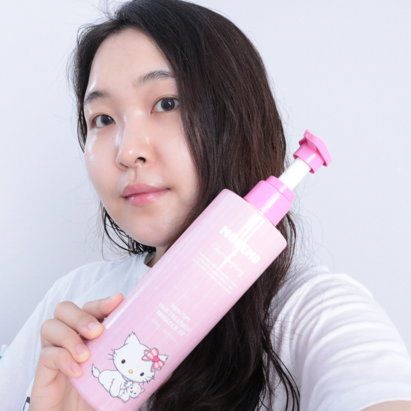 모레모 미라클 2X 트리트먼트 챠미키티에디션 올영세일에 만나 머릿결좋아지는법 공유