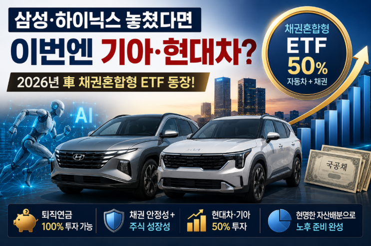  “삼성·하이닉스 놓쳤다면 이번엔 기아·현대차?” 40대 개미들의 ‘초긴장’ 속 2026년 투자 전략은?