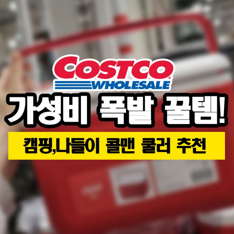 가성비 폭발! 코스트코 추천템 콜맨 쿨러 용량, 보냉력 꼼꼼 분석