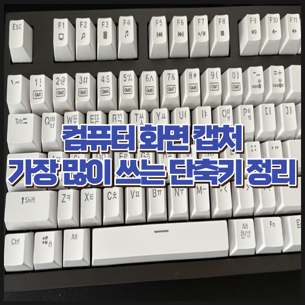 컴퓨터 화면 캡쳐 윈도우 단축키 저장 위치까지 한 번에 정리