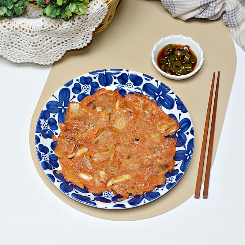 김치전 반죽 레시피 오징어 김치부침개 만드는법