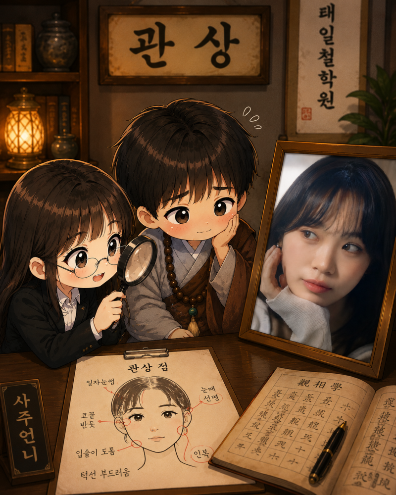 LE SSERAFIM金采源的面相分析
