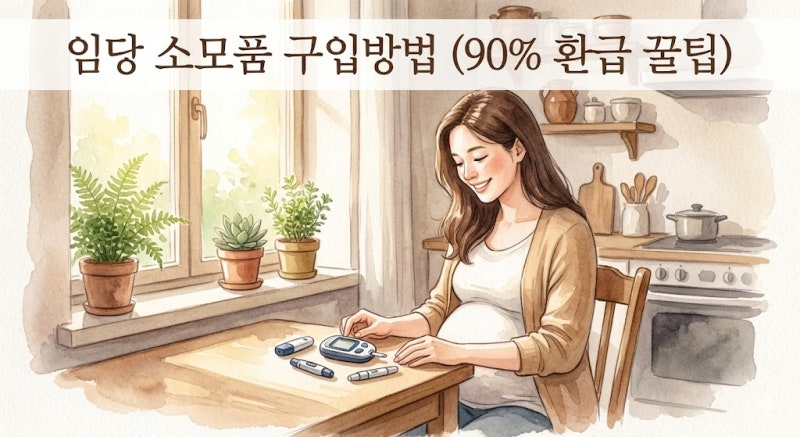 [임신 중기 기록] 임당 확정 후 필수! 당뇨 소모품비 90% 환급 받는 법 총정리 처방전 발급부....