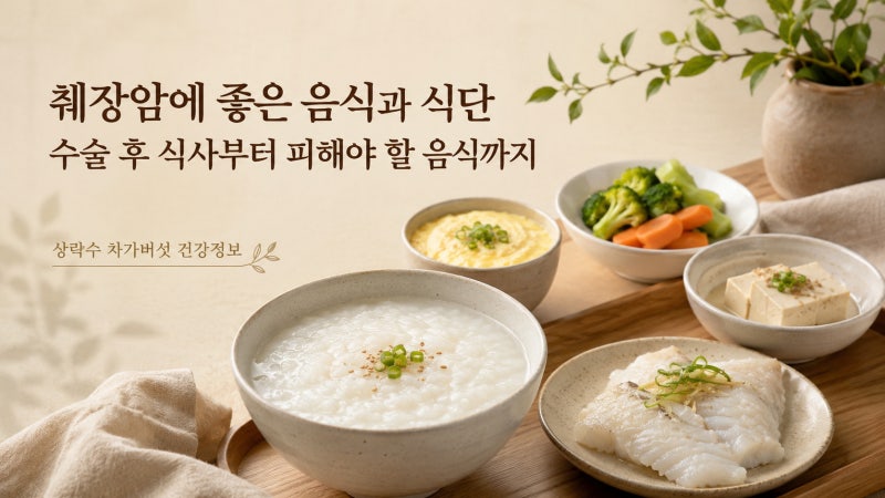 췌장암에 좋은 음식과 췌장암 식단, 수술 후 식사부터 피해야 할 음식까지 | 상락수 차가버섯....