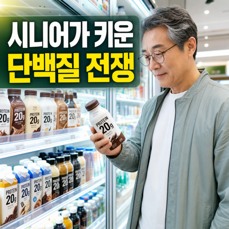 액티브 시니어가 키우는 단백질 음료 시장, 왜 이렇게 빨리 커질까