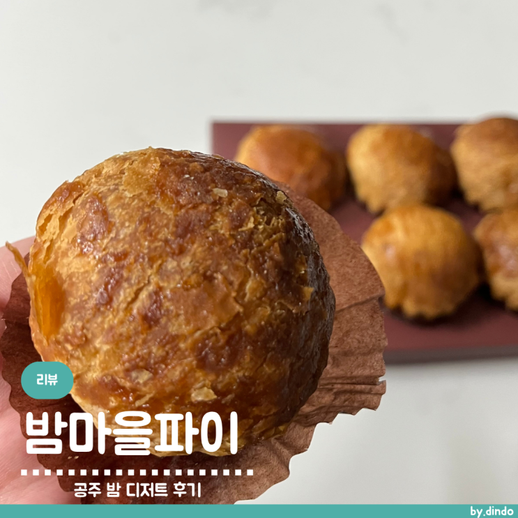  공주 가면 다들 사 오는 '베이커리 밤마을' 밤파이 솔직후기 유통기한 보관방법