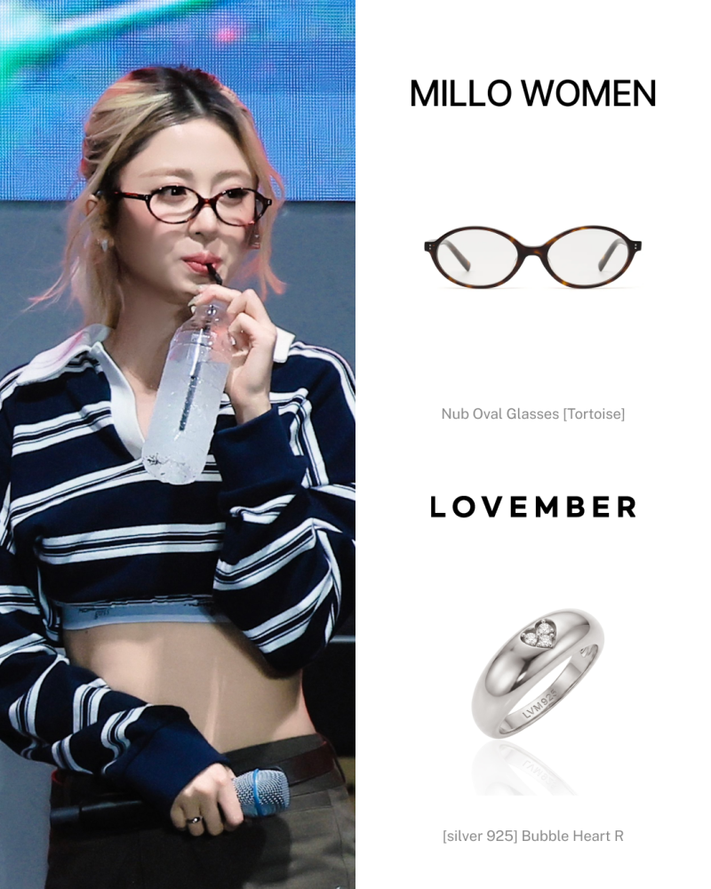 LE SSERAFIM's Huh Yunjin's Fashion at Kyung Hee University Event: Milo Woman November