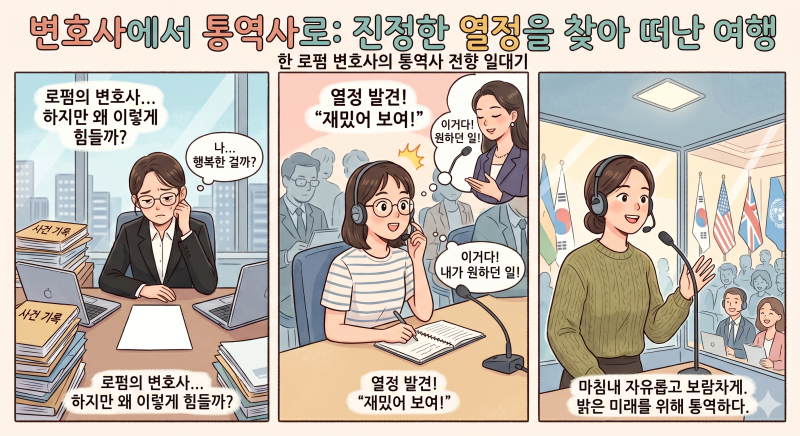 하와이 대저택 생각노트 #66/김앤장 변호사를 그만두고 새내기 통역사가 된 이유 (박지원 작....