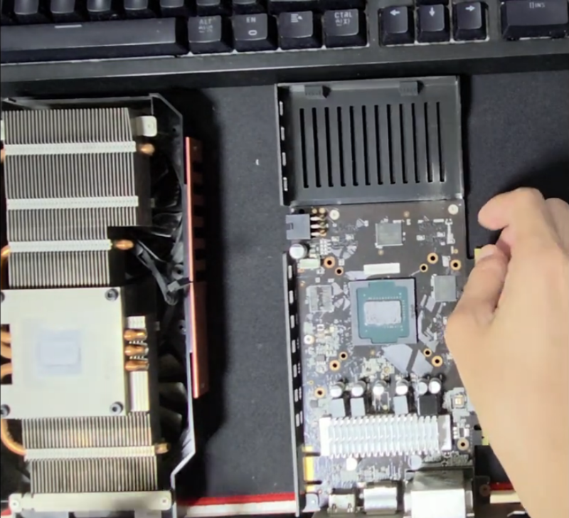 GTX 960 그래픽카드 서멀구리스 재도포