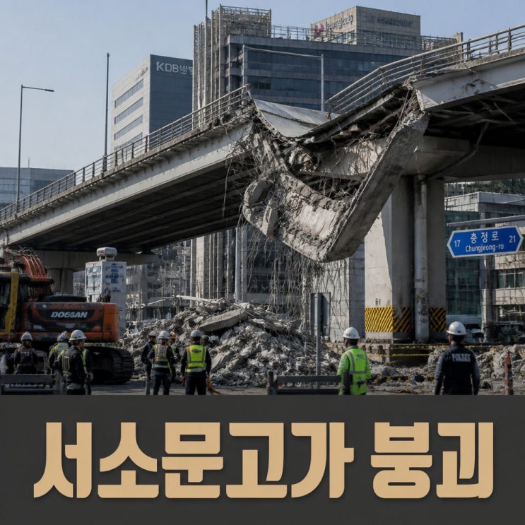 <b>서소문 고가</b>차도 <b>붕괴</b> 사고 철거 이유와 시공사 총정리