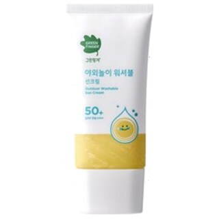  그린핑거 워셔블 선크림 SPF50+ PA++++ - 믿고 쓰는 야외놀이용