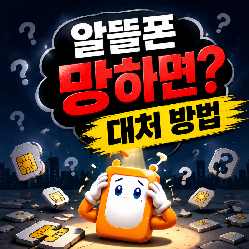 알뜰폰 회사 망하면 서비스 종료 전 번호 이동 해지 대처 방법