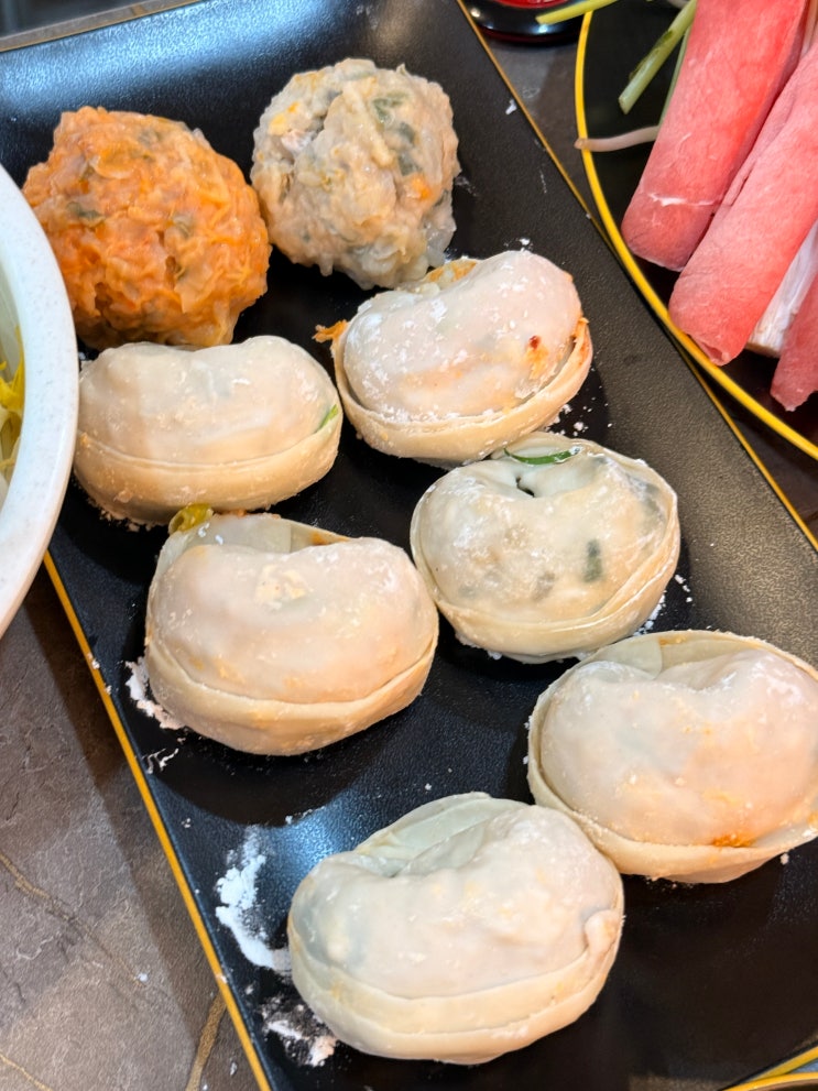  구미 인동 맛집 진평댁 얼큰 해장 만두전골 셀프 김치전