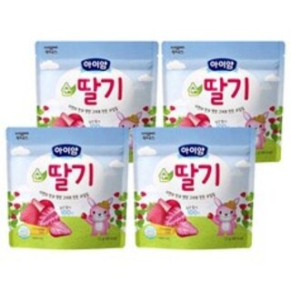  아이얌 과일칩 12g 4개 - 바삭한 간편 유아간식