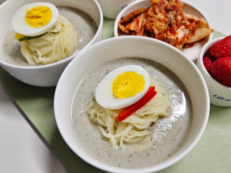 서리태콩국수 밀키트추천 콩다운우리콩국수