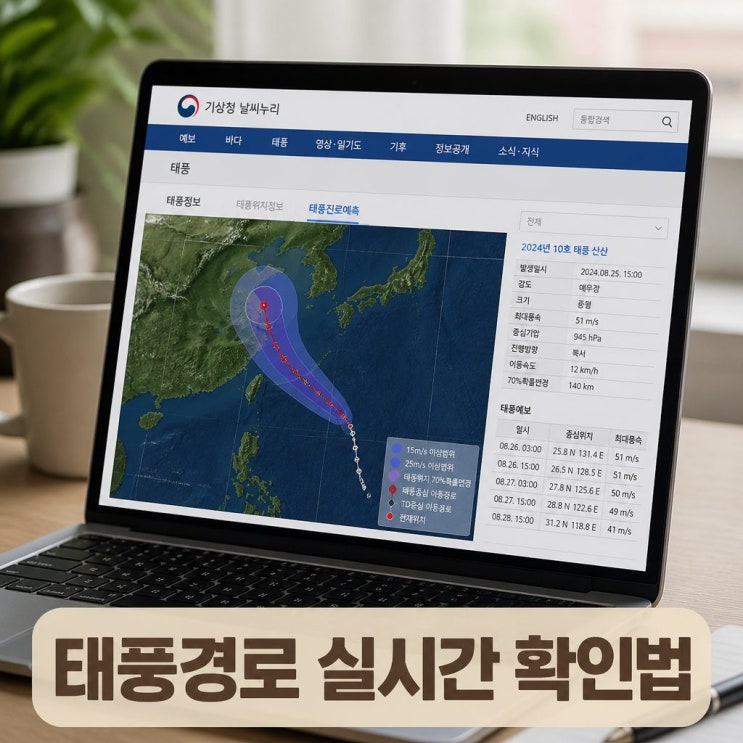  태풍 경로 실시간 확인법과 예상 이동 방향 정리