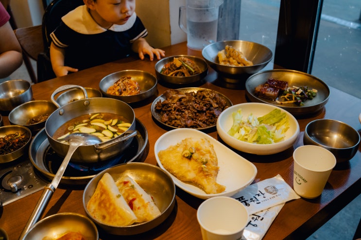  기장 동부산 롯데아울렛 식당 추천, 풍원장 시골밥상 돼지불고기정식 대만족 후기