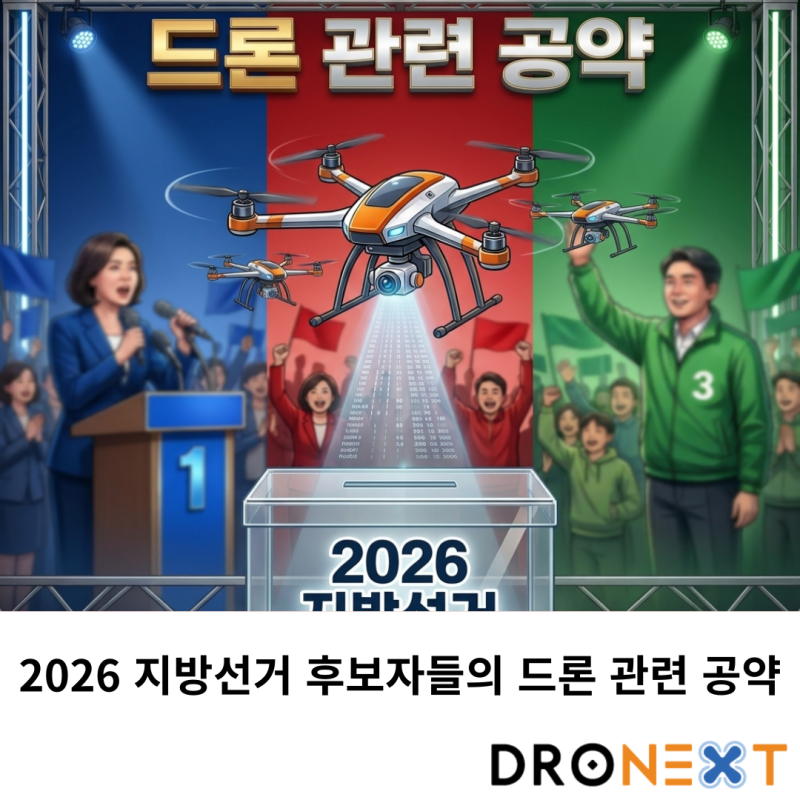 2026 지방선거 후보자들의 드론 관련 공약