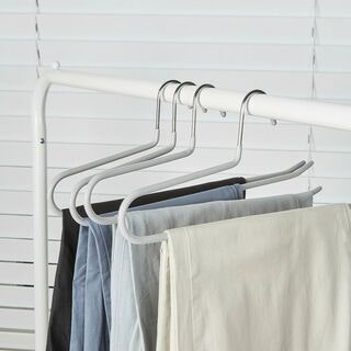  멀티코팅 바지걸이 40p - 슬림한 주름관리 해결사