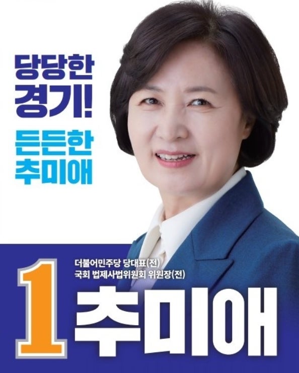 추미애 경기도지사 후보 공약