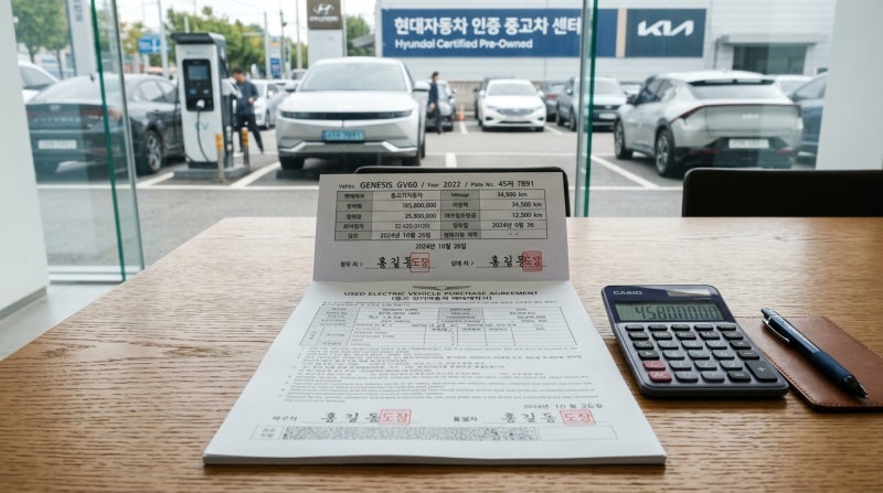 중고 전기차 살 때 자동차세 취득세 진짜 얼마? 140만원 감면 한도?