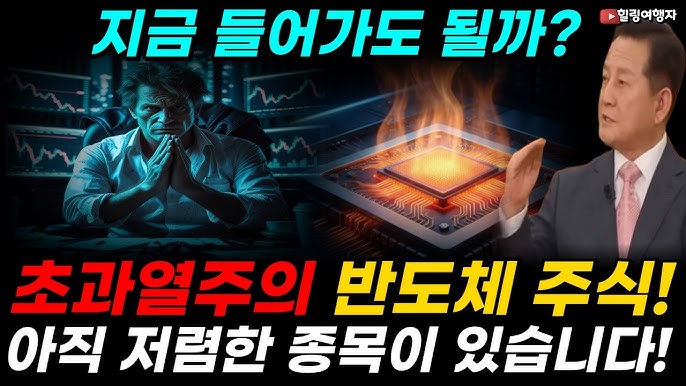  올해만 77% 폭등한 반도체! 지금 들어가도 될까? 초과열주의 반도체 주식들! 그중에 아직도 저렴한 종목은?!