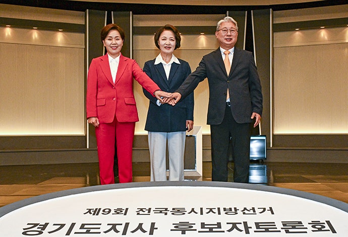 추미애·양향자·조응천, 경기도지사 첫 토론회서 정책 검증 대신 네거티브 설전