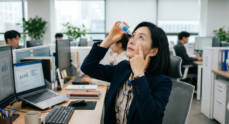 인공눈물로 안 되는 안구건조증, 한약 치료가 필요한 과학적 이유 (논문 근거)