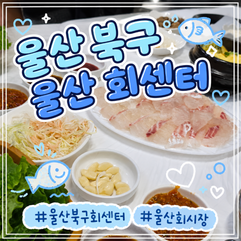 울산 북구 회센터 진장동 횟집 상차림비 메뉴 싹 다 알려드림