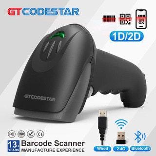  GTCODESTAR 휴대용 무선 블루투스 바코드 리더 - 빠른 인식과 편리한 연동