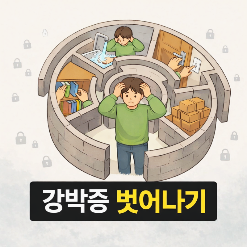 강박증 증상과 뜻, 스스로 인지하고 치료로 나아가는 법