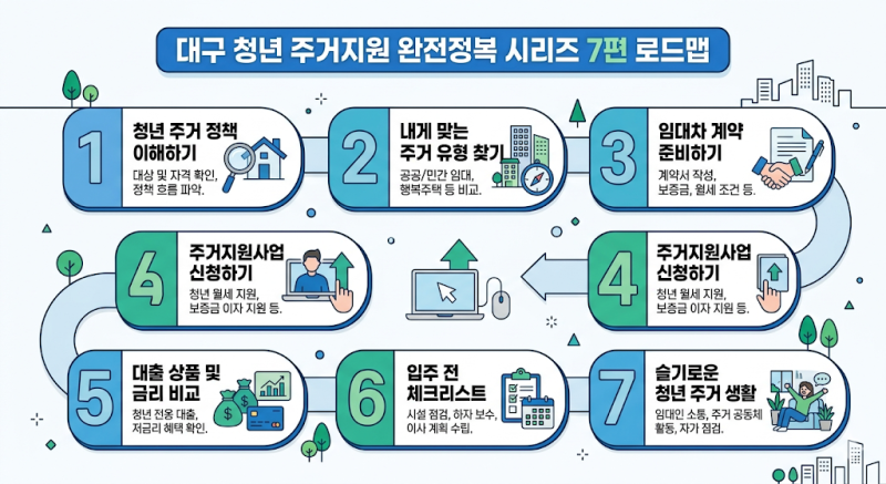 2026 대구 청년 주거지원 완전정복 총론 (건우부동산이 알려주는 지원제도 A to Z)