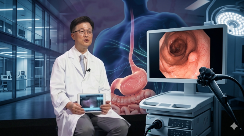 서울아산병원 김도훈 교수: 조기 식도암·위암 내시경 안전한 절제술의 대가