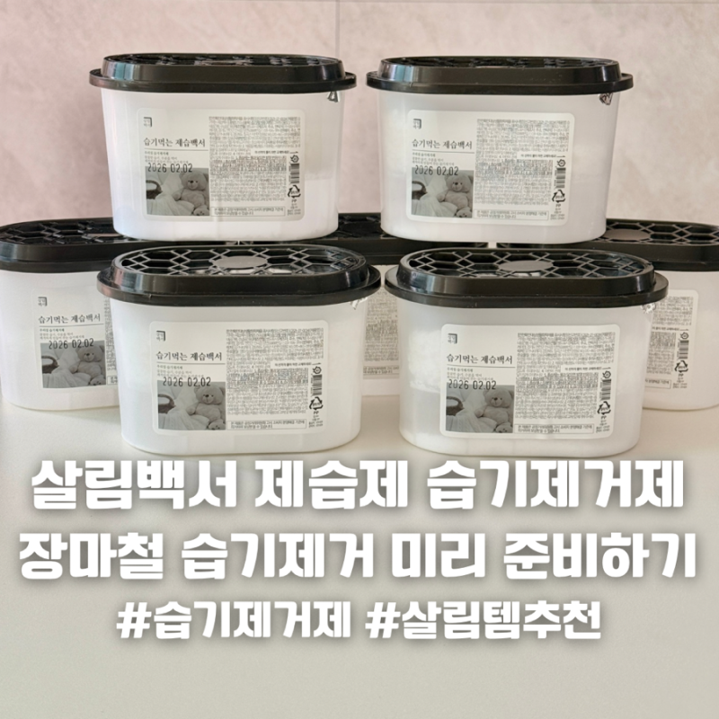 살림백서 옷장 습기 제거제 추천, 장마철 화장실 습기 제거제 미리 준비했어요